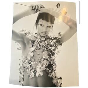 Ali Danski in Armani Print Ad Campaign Spring 2024 8x10 Ready to Frame Original